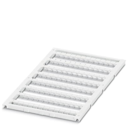 Phoenix Contact UniCard Terminal Marker; UC-TMN 5.2; for BLUEMARK CLED/LED; CMS-P1 PLOTTER; PLOTMARK; 96-Section; 5.2mm Width; White